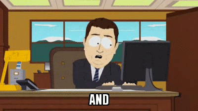 And it’s gone